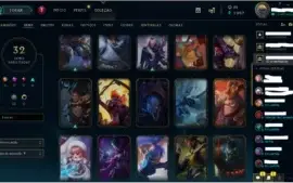 Conta P com 32 skins e E-mail