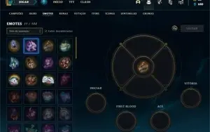 Conta ouro 4 com 26 Champs e 3 Skins + 2 Fragmentos