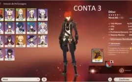 VENDO 5 ⭐ DILUC C1 + TÚMULO DO LOBO + JEAN