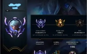 CONTA LEAGUE OF LEGENDS DIAMANTE IV 61% WINRATE