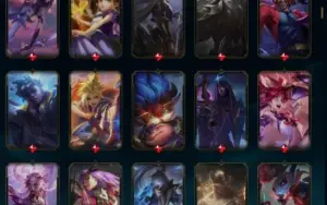 Conta perfeita com 218 Skins - Perfeita Para Qualquer Lane