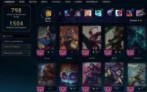 Conta perfeita com 218 Skins - Perfeita Para Qualquer Lane