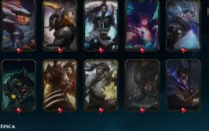 Conta perfeita com 218 Skins - Perfeita Para Qualquer Lane