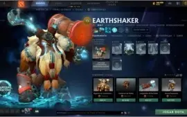 CONTA DOTA 2 COM ARCANAS, INVOKER KID, SET... leia descrição