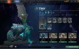 CONTA DOTA 2 COM ARCANAS, INVOKER KID, SET... leia descrição