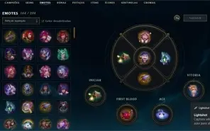 Vendo Conta de League Of Legends com 402 Skins