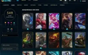 Vendo Conta de League Of Legends com 402 Skins