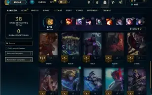 Esmeralda 4 com 25 Champs e 3 Skins + 6 Fragmentos