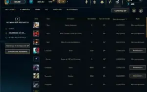 Esmeralda 4 com 25 Champs e 3 Skins + 6 Fragmentos