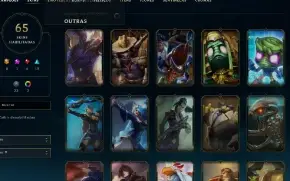 CONTA LOL - LVL 287 - 125 Champions - 86 Skins - FULL ACESSO