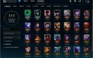 Conta League of Legenda Gold 1 - 122 Campeões / 42 Skins