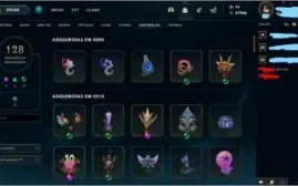 CONTA CHALLENGER 1063 SKINS TODOS OS CHAMP+DETALHE NA IMAGEM