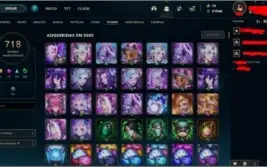 CONTA CHALLENGER 1063 SKINS TODOS OS CHAMP+DETALHE NA IMAGEM