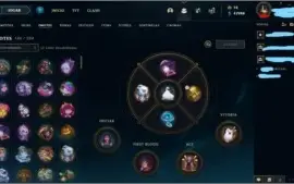 CONTA CHALLENGER 1063 SKINS TODOS OS CHAMP+DETALHE NA IMAGEM