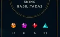 CONTA DIAMANTE, TODOS OS CAMPEÕES, 75 SKINS ☼