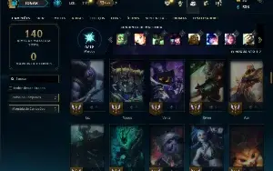 Unranked com 95 Champs e 46 Skins