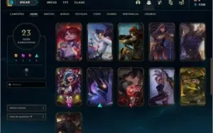 Conta Ouro IV com skin vitoriosa