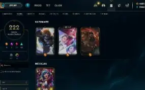 Conta com 222 Skins e 4605 RP