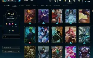 Conta Lol 254, Sem Elo e Unico Dono