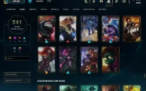 Conta Lol 254, Sem Elo e Unico Dono