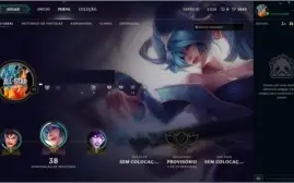 Conta Unranked (LVL 30) - 5 Chaves + 18 Champions + DJ Sona
