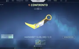 Conta Ouro 3 Smurf com faca Karambit e Vandal RGX + 946 Riot