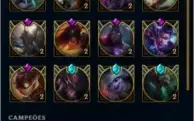 CONTA LOL: COM 80 SKINS - 116 CHAMPIONS - BORDA PLATINA
