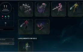 CONTA LOL: COM 80 SKINS - 116 CHAMPIONS - BORDA PLATINA