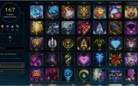 CONTA LOL: COM 80 SKINS - 116 CHAMPIONS - BORDA PLATINA