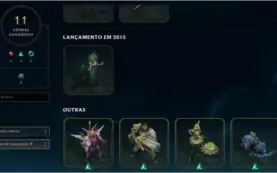 CONTA LOL: COM 80 SKINS - 116 CHAMPIONS - BORDA PLATINA
