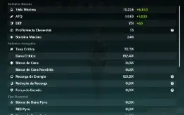 Raiden C2, Ganyu C1, Eula C1 + e várias armas assinaturas