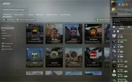 conta steam cs go 11 medalhas, 3343 horas de jogo, nível 60