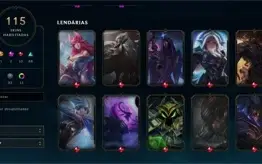 CONTA DE LOL LVL +300 + CONTA VALORANT DIAMANTE