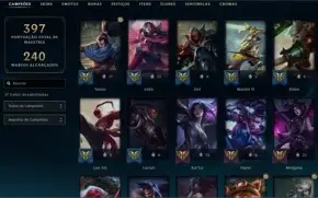 CONTA DE LOL LVL +300 + CONTA VALORANT DIAMANTE