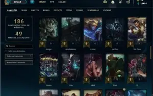 Conta bronze 1 com 66 Champs e 31 Skins