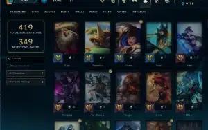 Conta Lol Full Acesso - Lvl 265 - 180 Skins - Todos Campeões