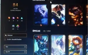 Conta LOL master