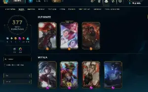 Conta Platina, +377 Skins, +119 Chromas, +47 sentinelas ETC.