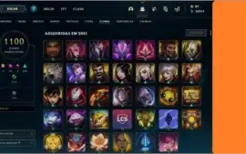 CONTA LOL BR COLECIONADOR - 1554 SKINS, AVALIADA EM 24 MIL