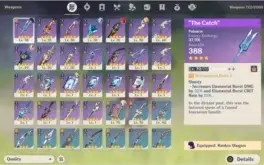 Conta AR 48 com Hutao C1 + 5 personagens 5 estrelas