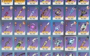 ⭐ AR 57 DILUC C1 + JEAN C1 + VENTI + ALBEDO + MONA E ALOY ⭐