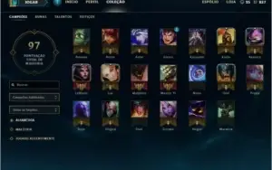 CONTA DE LOL 20 CHAMPS / RIOT KAYLE / 2 PAGE RUNES / PRATA V