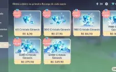 CONTA GENSHIN AR56 - 9 LENDÁRIOS ⭐ + 3 ARMAS 5 ⭐- HUTAO+