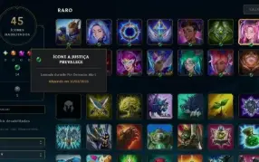 Conta Lol Unranked, Upada Na Mão Lvl 33, 2 Skins Épicas,