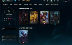 Ferro 4 com 30 Champs e 5 Skins