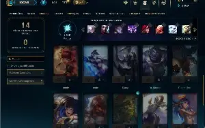 Ferro 4 com 30 Champs e 5 Skins