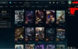 LoL Gold 2, 98 skins, 101 champs (maior parte top,mid,jg)