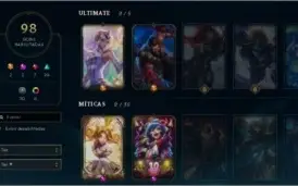 LoL Gold 2, 98 skins, 101 champs (maior parte top,mid,jg)