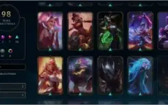 LoL Gold 2, 98 skins, 101 champs (maior parte top,mid,jg)
