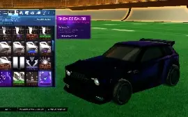 Conta Rocket League Fennec Preto, Muitos Carros Tryhards